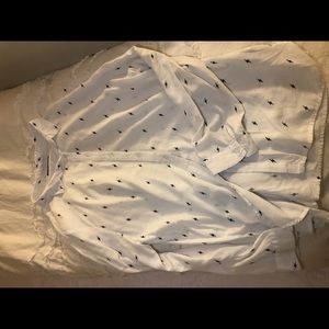 lightning bolt button up shirt